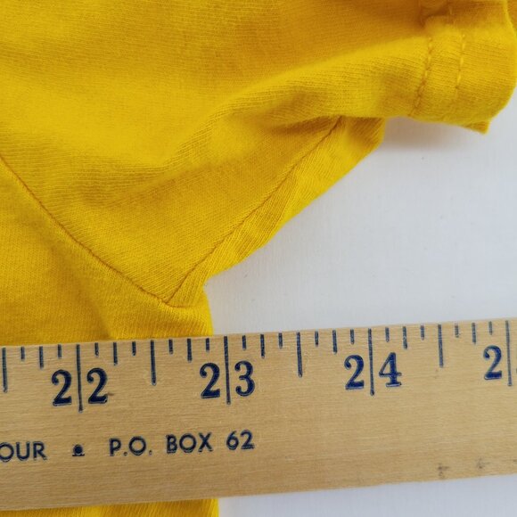 Boba Fett T-Shirt Men's XL Yellow Bounty Hunter Star Wars 100% Cotton Crew Neck - Picture 7 of 8